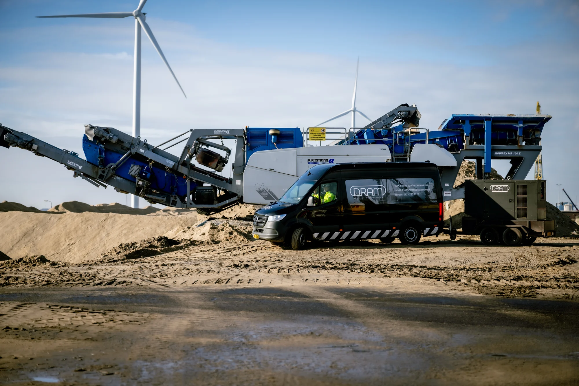 DRAM transportbandenservice – Transportband landbouw
