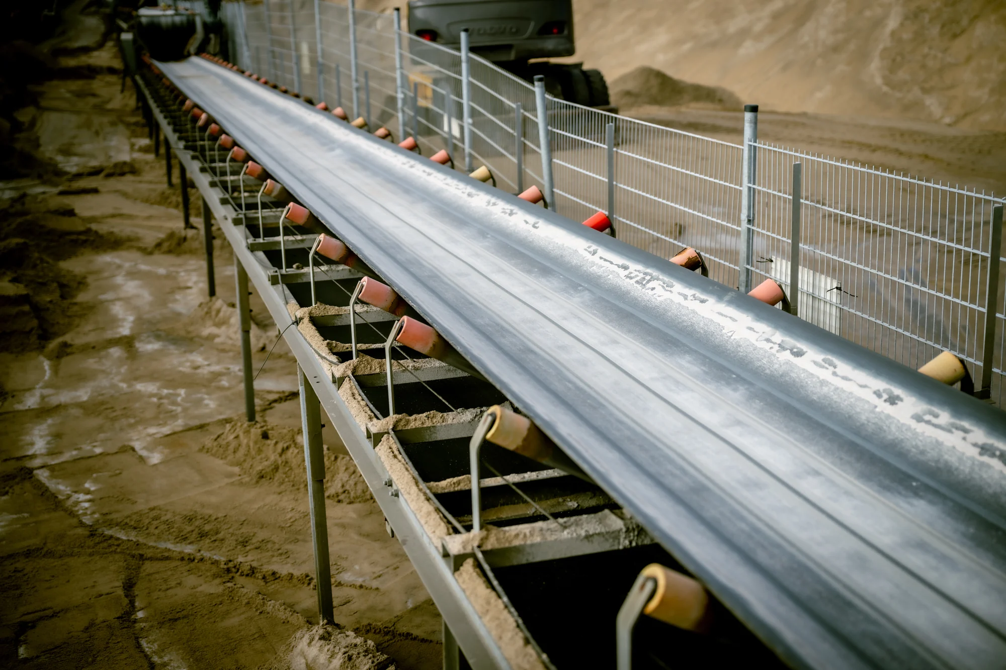Rubber transportbanden