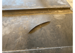 Rubber Transportband Reparatie met Schroefkrammen